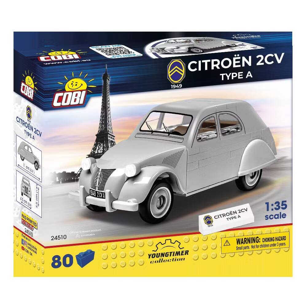 Cobi 24510 - Konstruktionsspielzeug - Citroen 2CV Type A (1949)