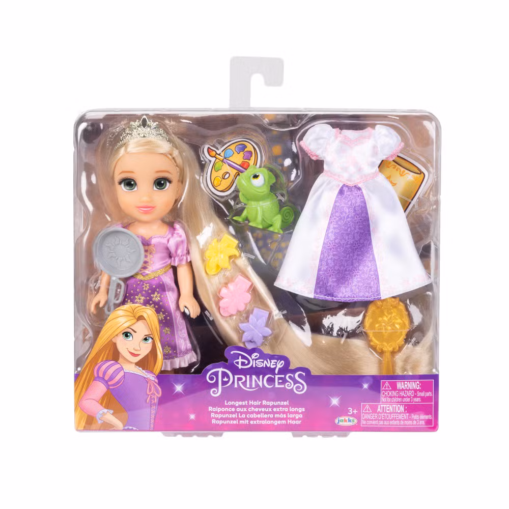 Disney Prinzessinnen - Rapunzel "Longest Hair" Puppe - Spielset – Bild 2