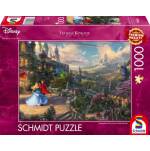 Thomas Kinkade - Sleeping beauty dancing in the enchanted light - Puzzle 1000 Teile – Bild 2