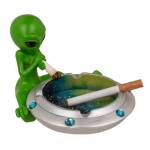 Alien mit Joint - Aschenbecher - 16,4 x 15 cm – Bild 2