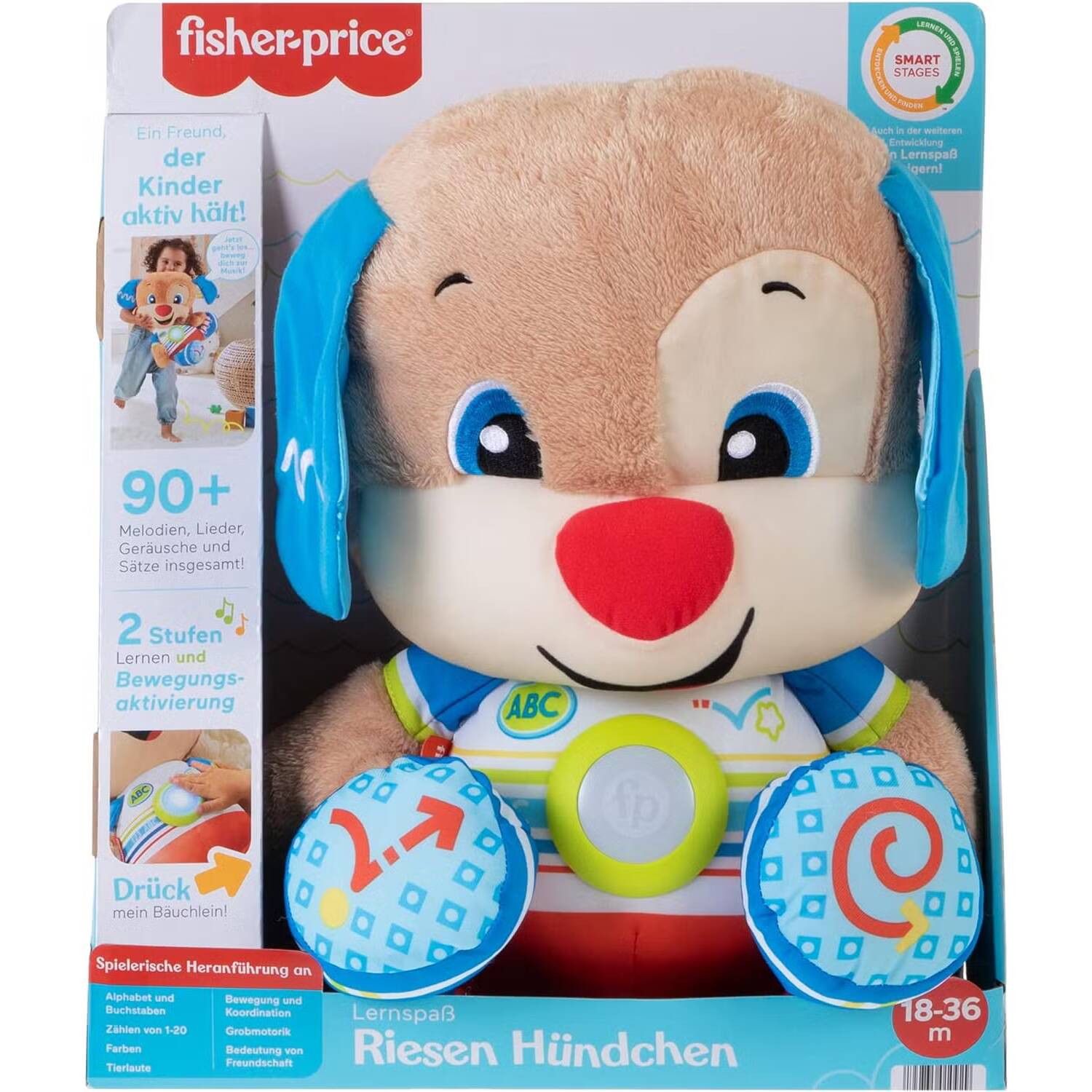 Fisher-Price - Lernspaß - Riesen Hündchen - Plüschfigur – Bild 2