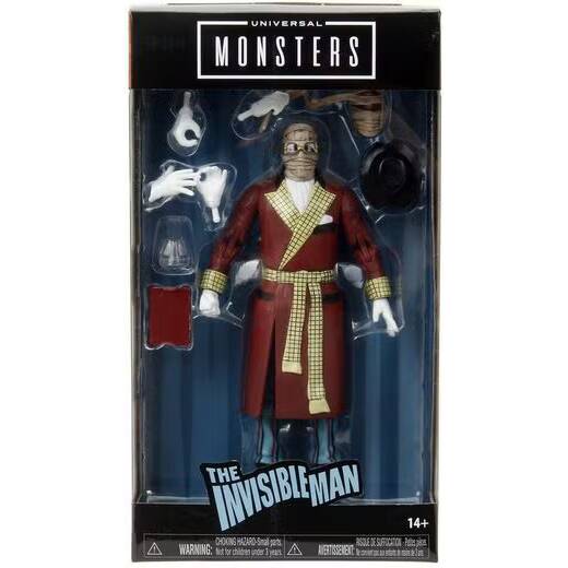 Monsters The Invisible Man 6" Figure