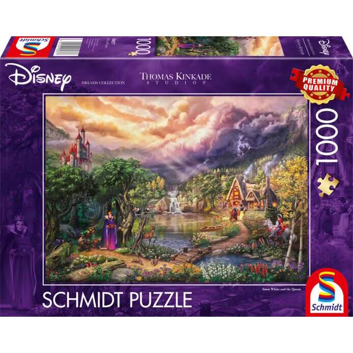 Snow White and the Queen (Schneewittchen und die Königin) - Puzzle 1000 Teile - Thomas Kinkade Collection