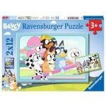 Spaß mit Bluey - Puzzle - 2 x 12 Teile