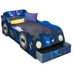 Batman: Batmobil-Bett für Kinder und Kleinkinder mit Beleuchtung inklusive Schublade zur Aufbewahrung  – Bild 2