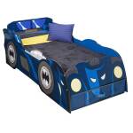 Batman: Batmobil-Bett für Kinder und Kleinkinder mit Beleuchtung inklusive Schublade zur Aufbewahrung  – Bild 3