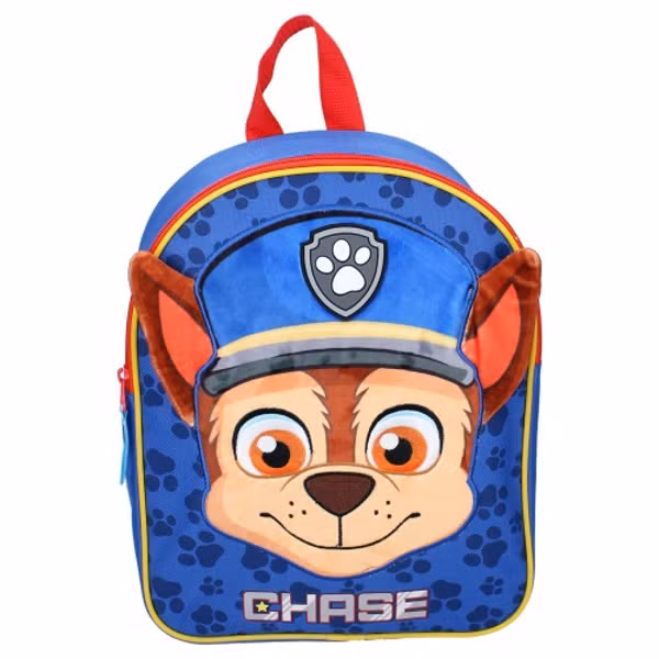 Paw Patrol - Rucksack "Furry Friends", Chase 32cm