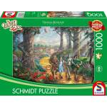 Warner - Wizard of Oz, Follow The YELLOW BRICK ROAD®, 1000 Teile - Puzzle