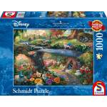 Disney, Alice im Wunderland - 1000 Teile Puzzle (Thomas Kinkade)
