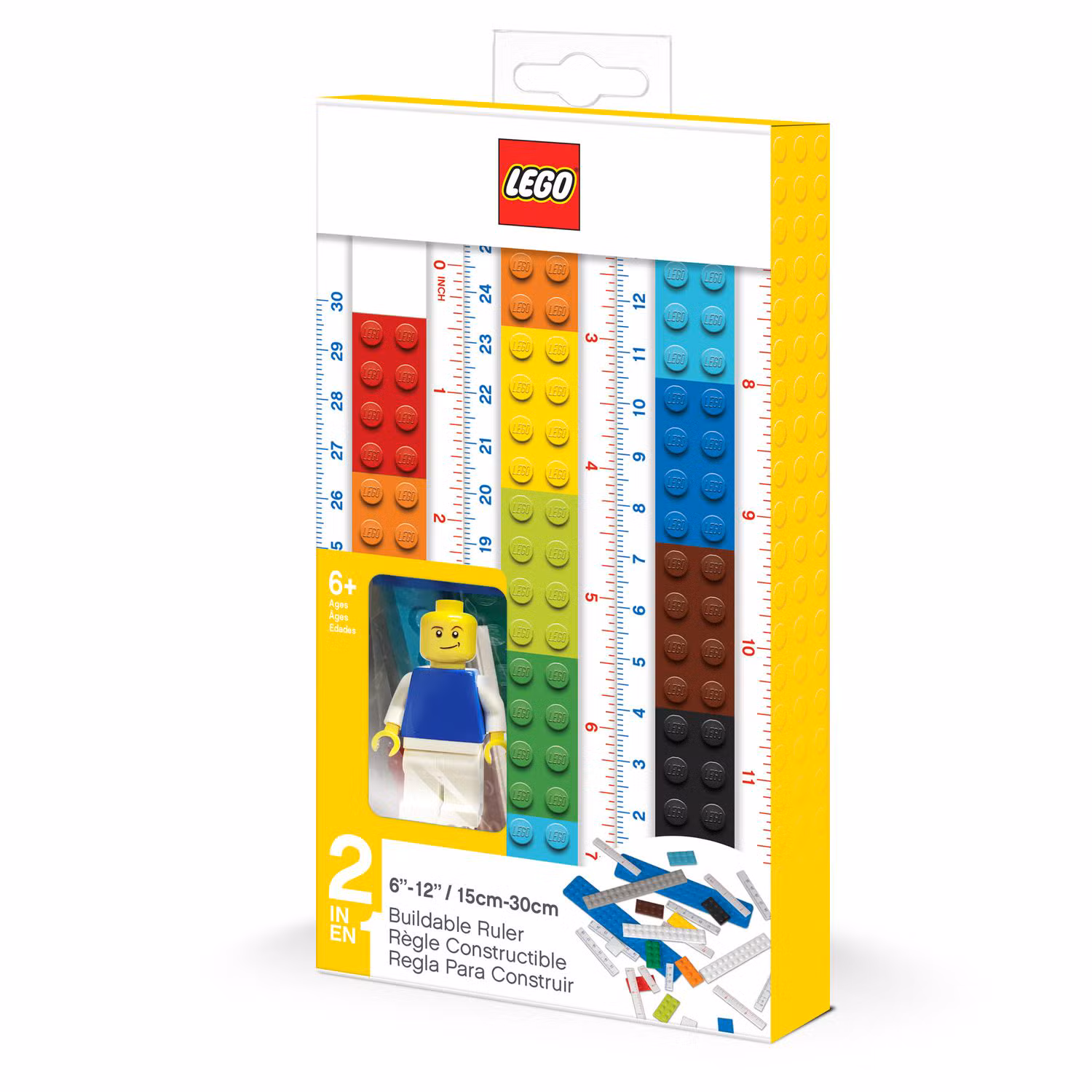 LEGO® Lineal zum Selberbauen mit Legofigur – Bild 2